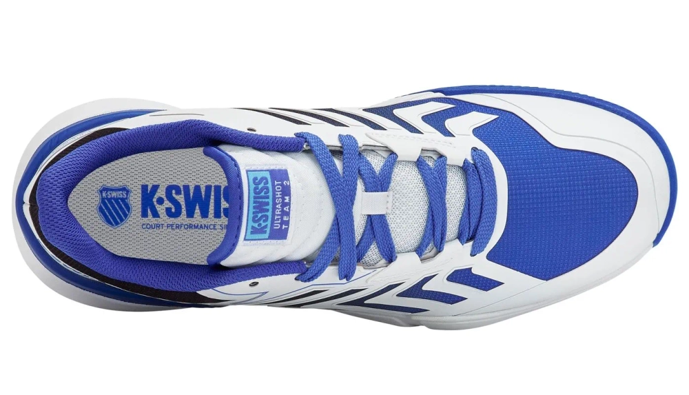 Мужские кроссовки теннисные K-Swiss Ultrashot Team 2 Clay - white/dazzling blue/baltic sea