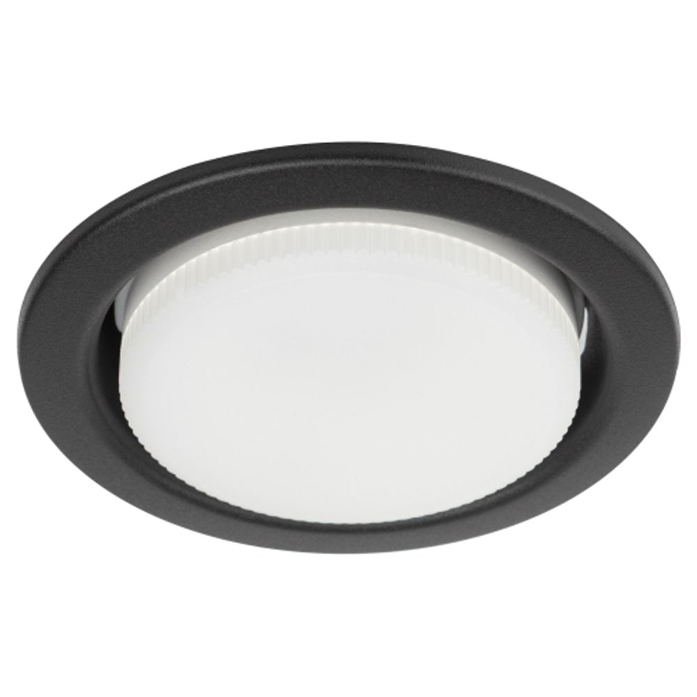 Светильник встраиваемый ЭРА KL35 SBK (к) под лампу GX53 черный матовый термокольцо в комплекте