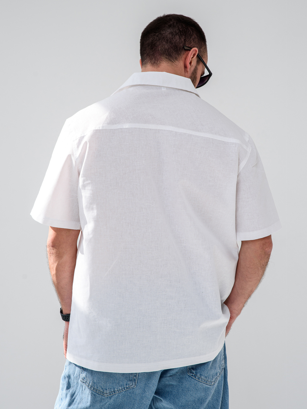 Сорочка верхняя мужская "Лён"