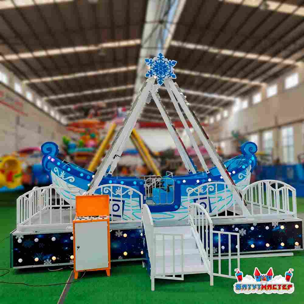 Корабль качели «Зимняя Вечеринка», 10 мест, 6×5×3,5 м