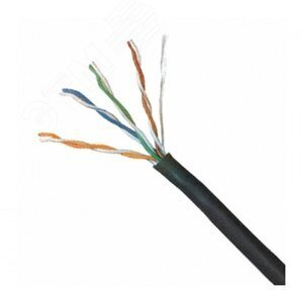 Витая пара U/UTP кат 5e 4х2х0.48 AWG24 Standart PEOUT UTP 4x2x0,5 5е out/Cu. SkyNet
