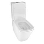 Унитаз-компакт Azario Etéreo 640х370х810 напольный, безободковый, система смыва "Скрытое Торнадо", с быстросъемным сиденьем микролифт (AZ-8203)