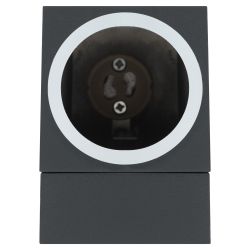 Декоративная подсветка ЭРА WL37 GR MR16/GU10, серый, для интерьера, фасадов зданий