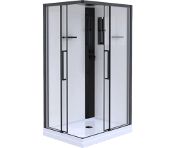 Кабина душевая Esbano (Эсбано) ESM-108CKR L, с низким поддоном, 100х80х215