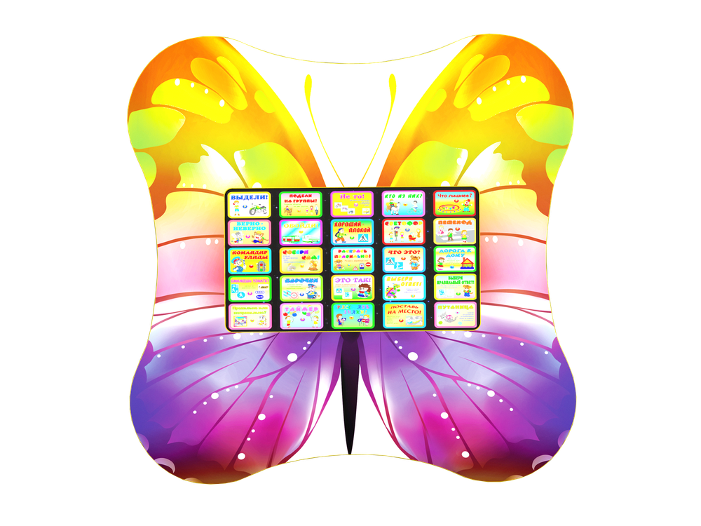 Интерактивный сенсорный стол-панель Бабочка