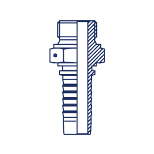 Фитинг DN 20 BSP (Ш) 3/4 Interlock