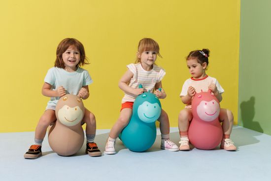 Надувной прыгун-каталка Micro Air Hopper II, аква