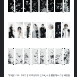 Мерч Stray Kids SECRET ACRYLIC KEYRING - RUN IT (брелок)