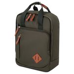 Рюкзак BRAUBERG FRIENDLY молодежный, хаки, 37х26х13 см, 270091