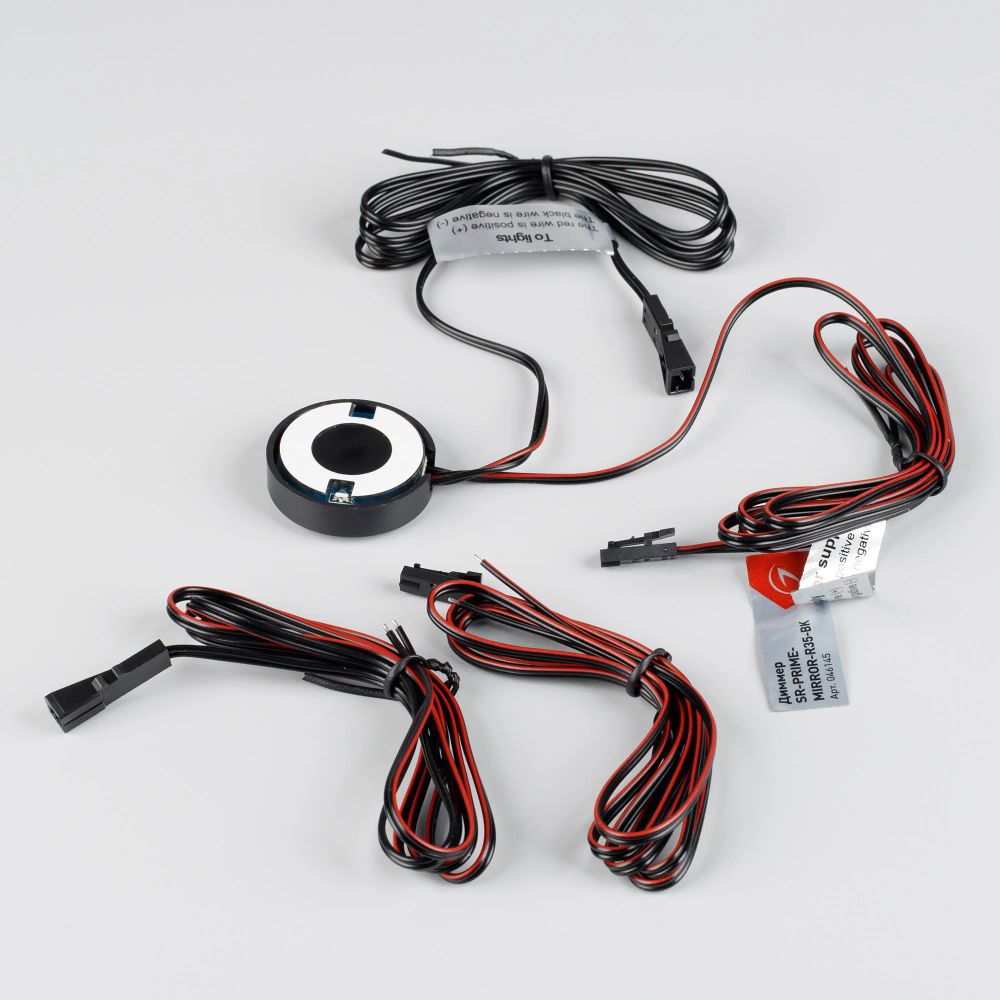 Диммер SR-PRIME-MIRROR-R35-BK (12-24V, 48-96W, PROXIMITY SENSOR) (Arlight, IP20 Пластик, 2 года) 046145