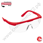 ЗУБР СПЕКТР 5 прозрачные, монолинза с дополнительной боковой защитой, открытого типа, защитные очки (110328)