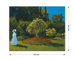 Дама в саду от DAVICI - Деревянные пазлы с деталями разных форм, картины, которые вы собираете сами