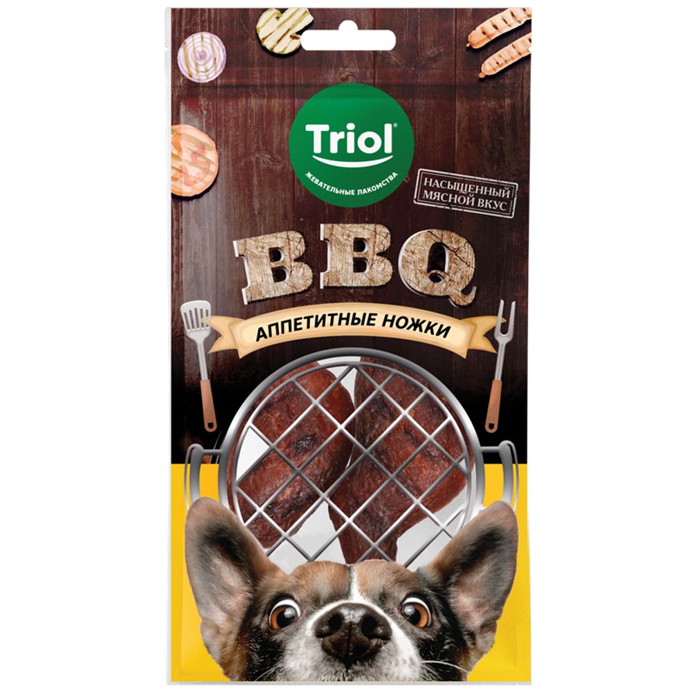 Лакомство для собак &quot;Аппетитные ножки&quot;, 105г, серия BBQ, Triol