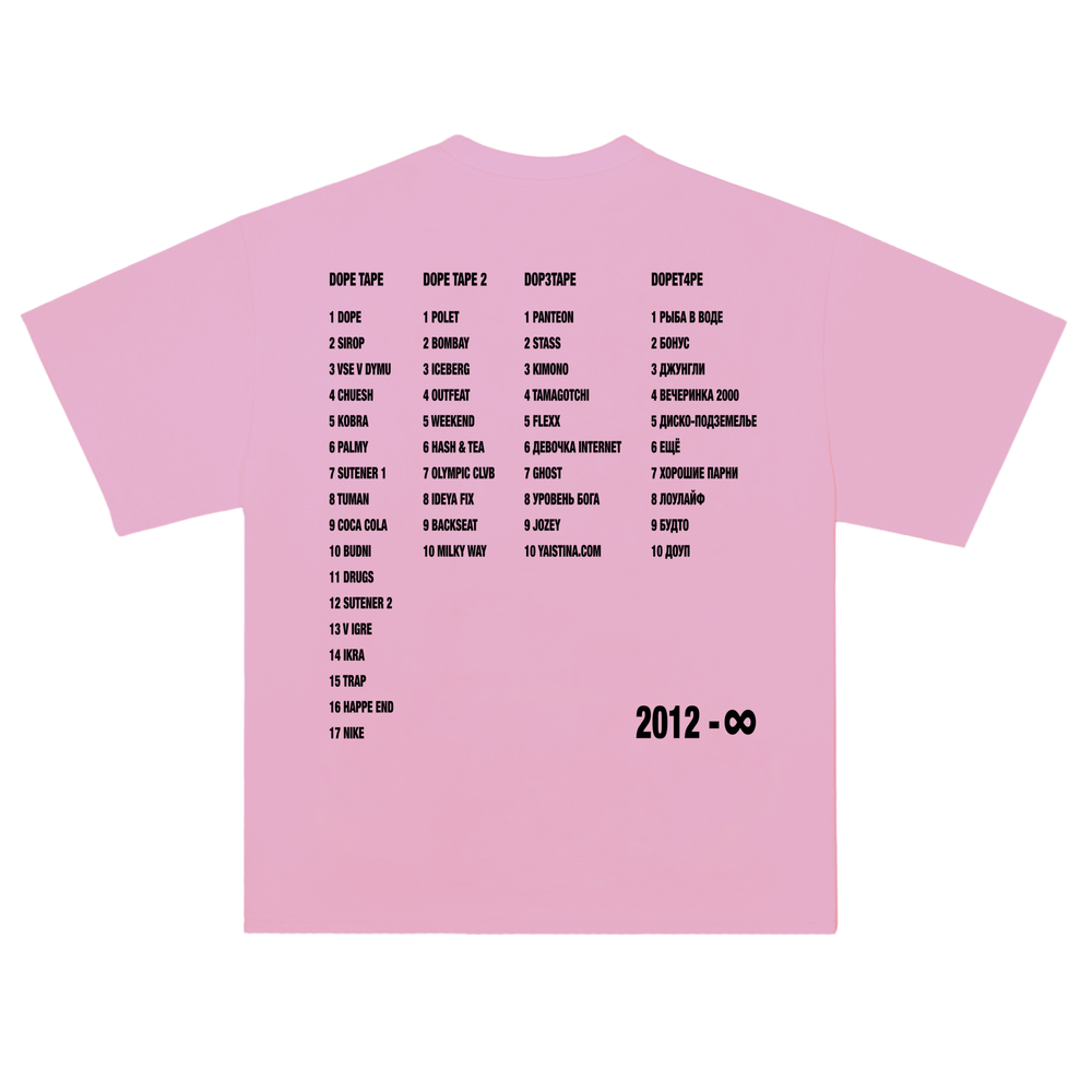 DOPECLVB FOREVER PINK T-SHIRT PRE-ORDER