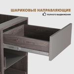 Кухонный гарнитур 2 м Графит, столешница 2 м