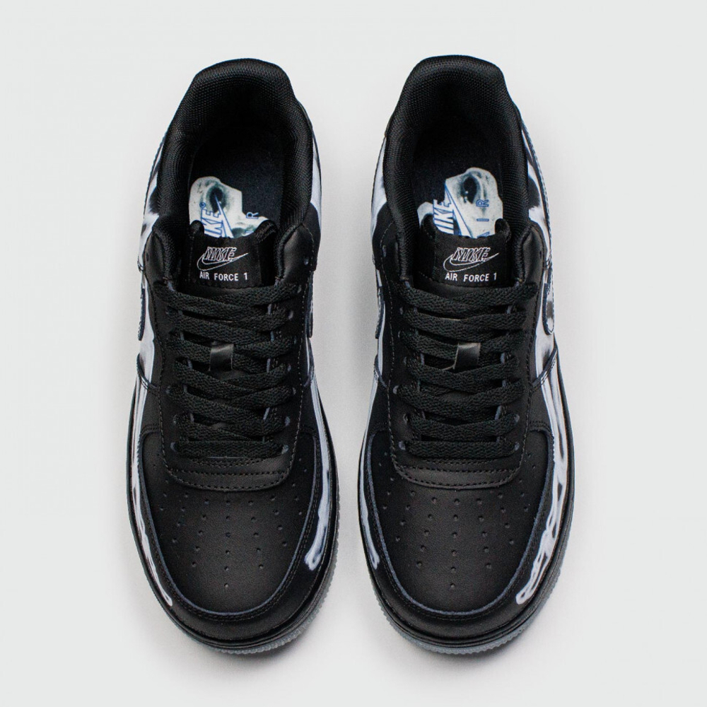 кроссовки Nike Air Force 1 Low Skeleton Black Wmns BQ7541-001