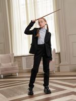 Бадлон с волнистым воротом "Серый" 7+