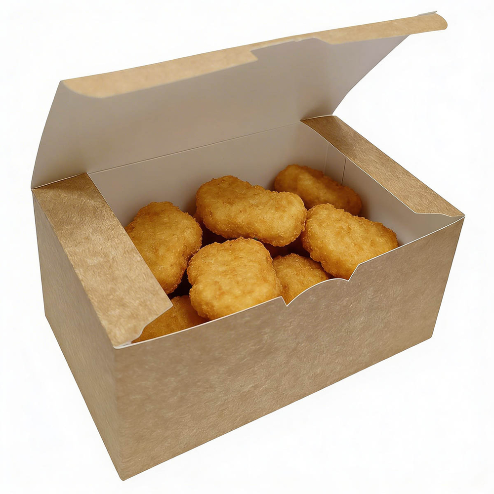 Упаковка для наггетсов Eco Fast Food Box L 150х91х70 мм 900 мл 1/500