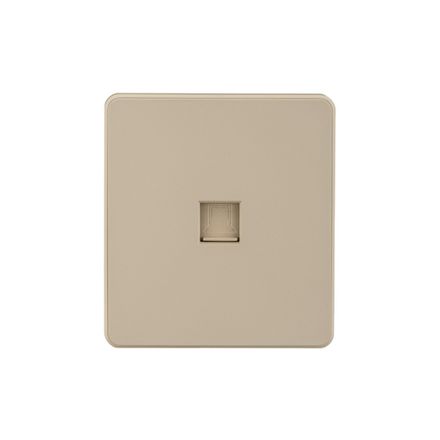 Розетка ROUND компьютерная RJ45 кат6 с/у шелк KRANZ
