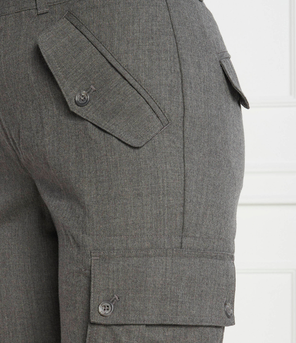 Хлопковое штаны карго LAUREN RALPH LAUREN - графитовый(200919661)