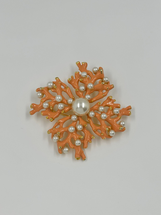 Брошь-кулон Кораллы Kenneth Jay Lane