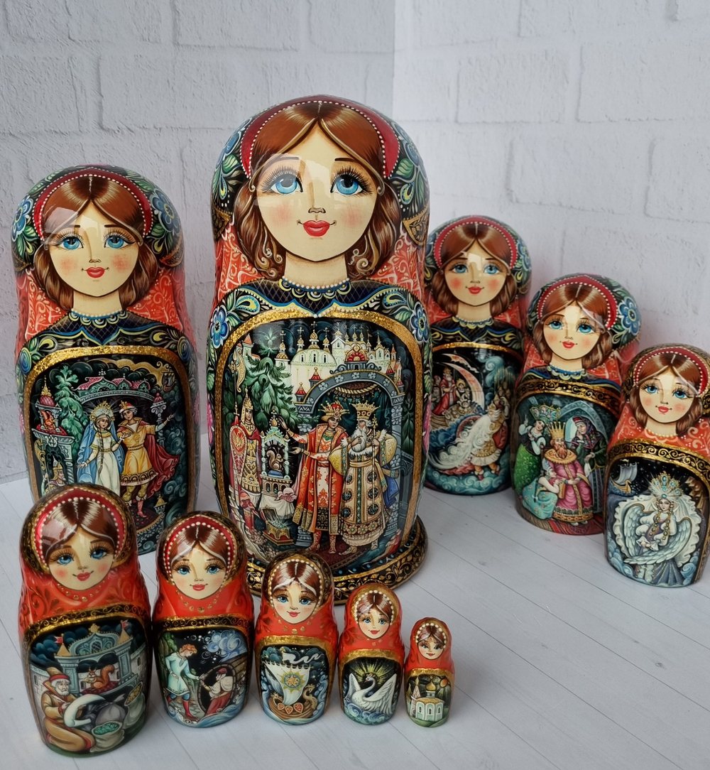Матрёшка "Царь Салтан" 10мест