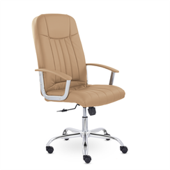 Кресло СН-277 Бостон В Айс хром S-0426 (светло-коричневый)