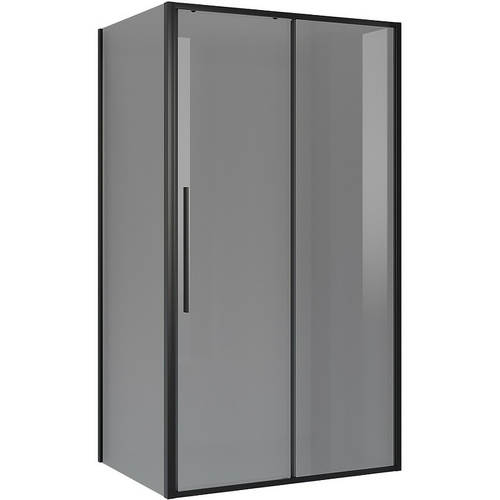 Душевой уголок Niagara Nova 140х90 NG-85-14TB-TB90-34 профиль Черный матовый стекло тонированное