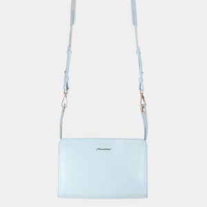 Сумка Emilie из кожи козы, голубого цвета
