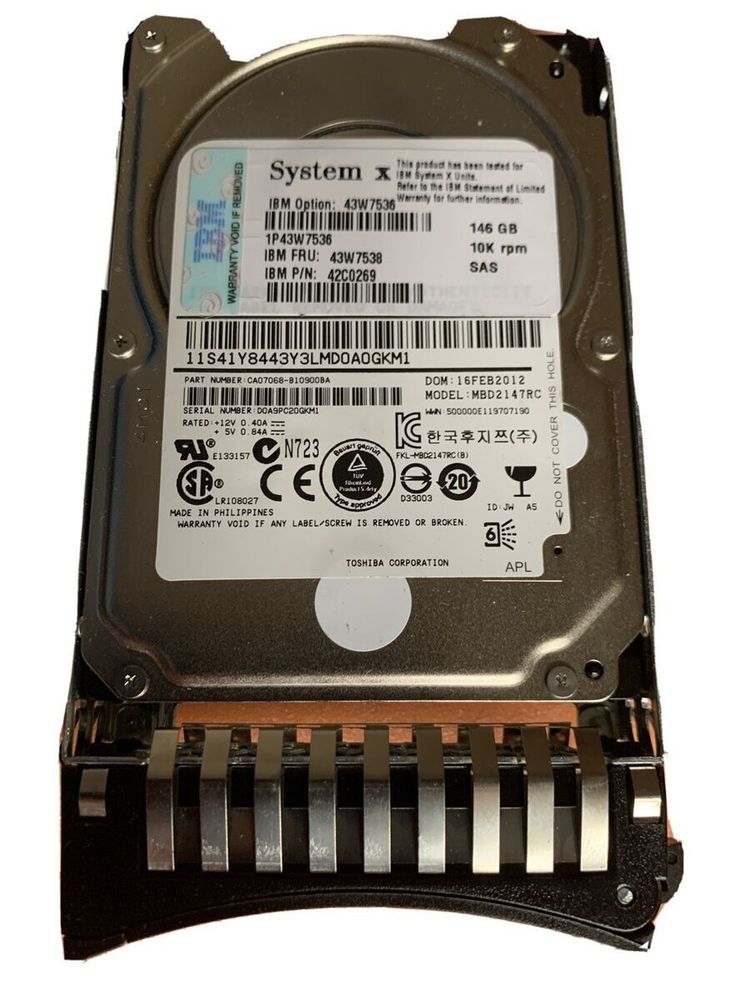 Жесткий диск IBM 146GB 2.5&quot; 10K SAS 42C0269
