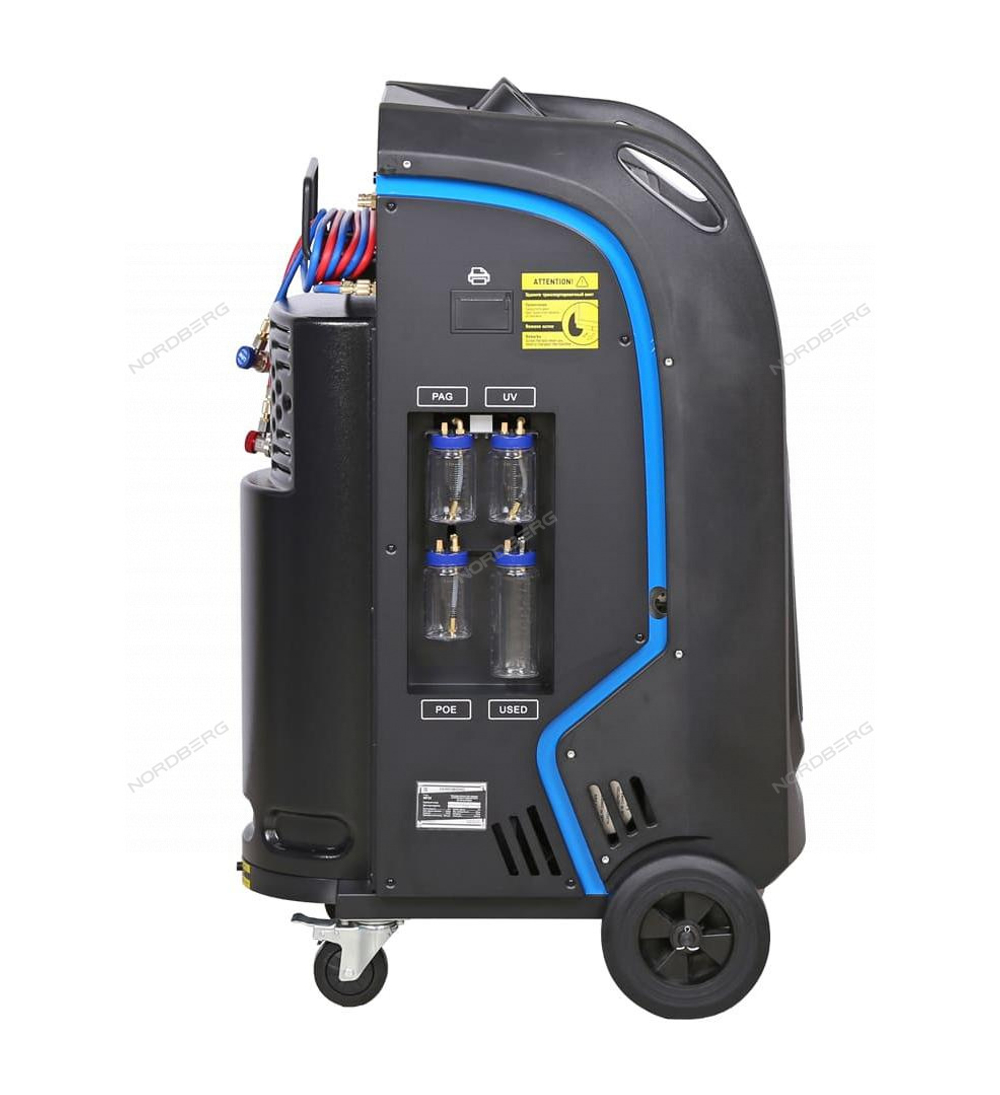 Установка автомат для заправки и диагностики автомобильных кондиционеров с принтером NORDBERG NF21