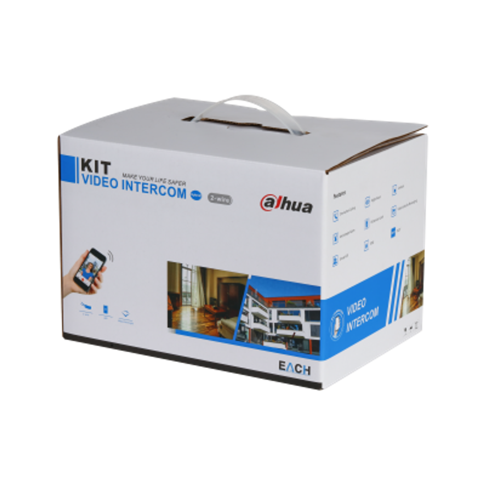 Комплект видеодомофона, 2-проводной DHI-KTX01-A Dahua