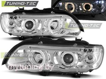 Передние фары ANGEL EYES CHROME для BMW X5 E53