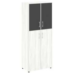 Yalta Шкаф LT.ST-1.7 R black Снежная Патина/Стекло Black 800*450*1987