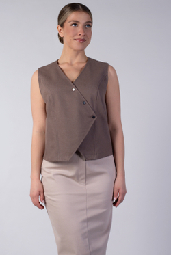 Юбка женская 4336АП, бежевый #429Беб014336АП