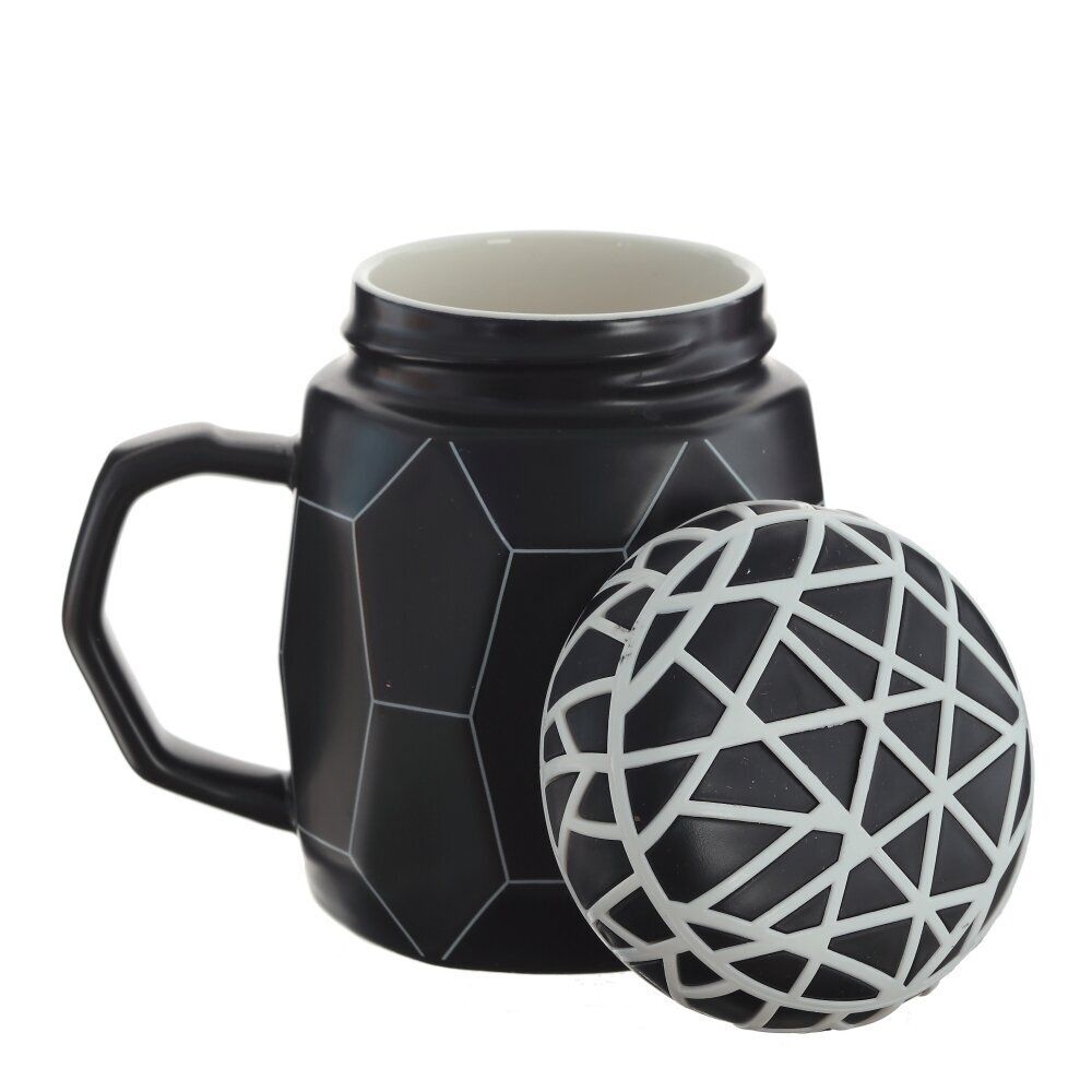 GAEM Кружка с крышкой, 500 мл, L12,5 W9 H12 см, 2в.