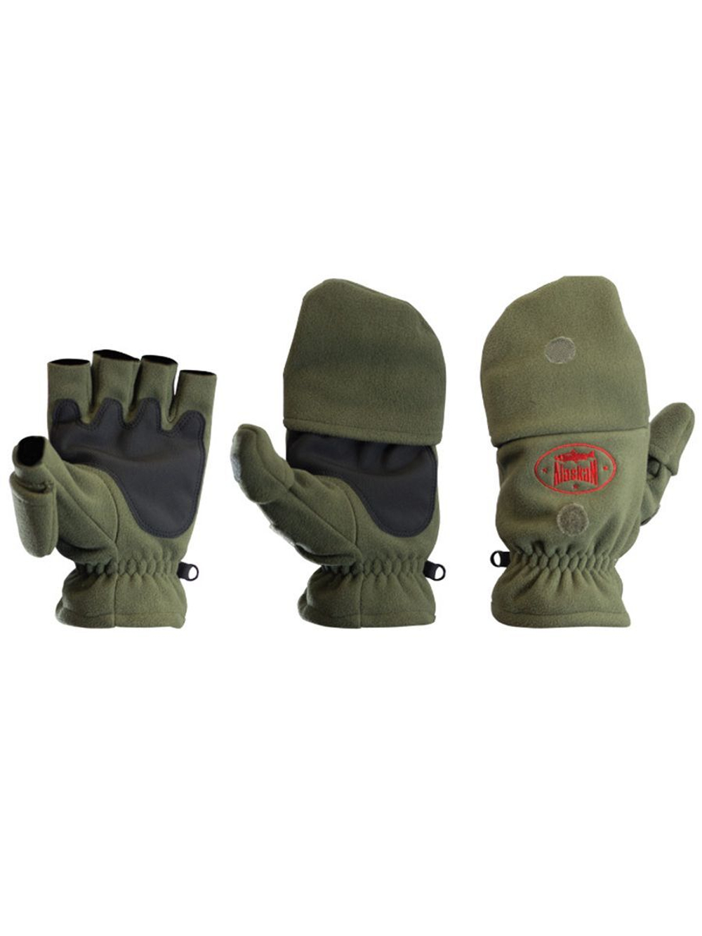 Перчатки-варежки Alaskan Colville L черный(22-23см)