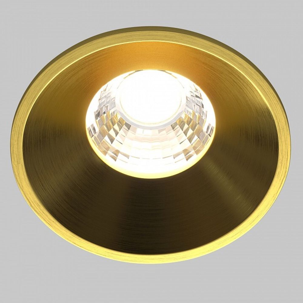 Встраиваемый светильник Maytoni Round DL058-7W4K-BS