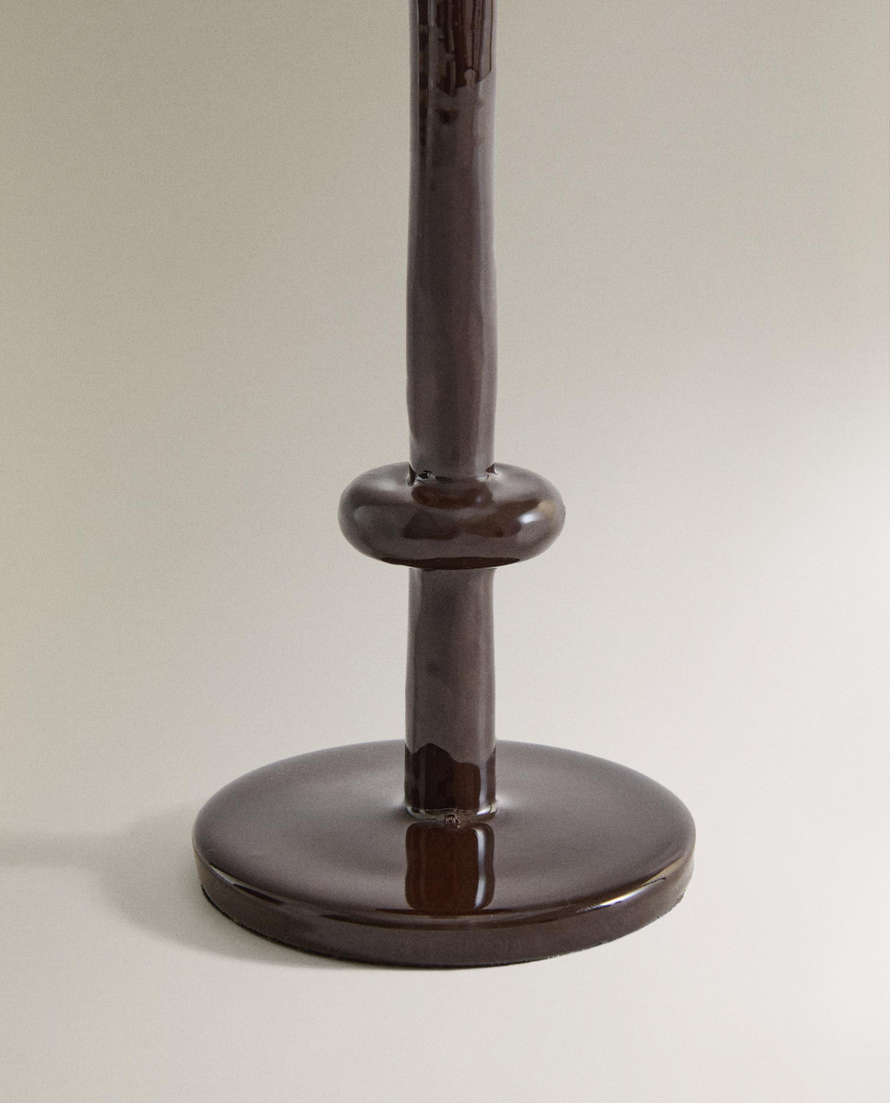 Zara Home Подсвечник из металла, цвет чёрный, 20 см