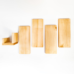 Деревянные разделочные доски 4 шт. на подставке из сибирского кедра RDN4