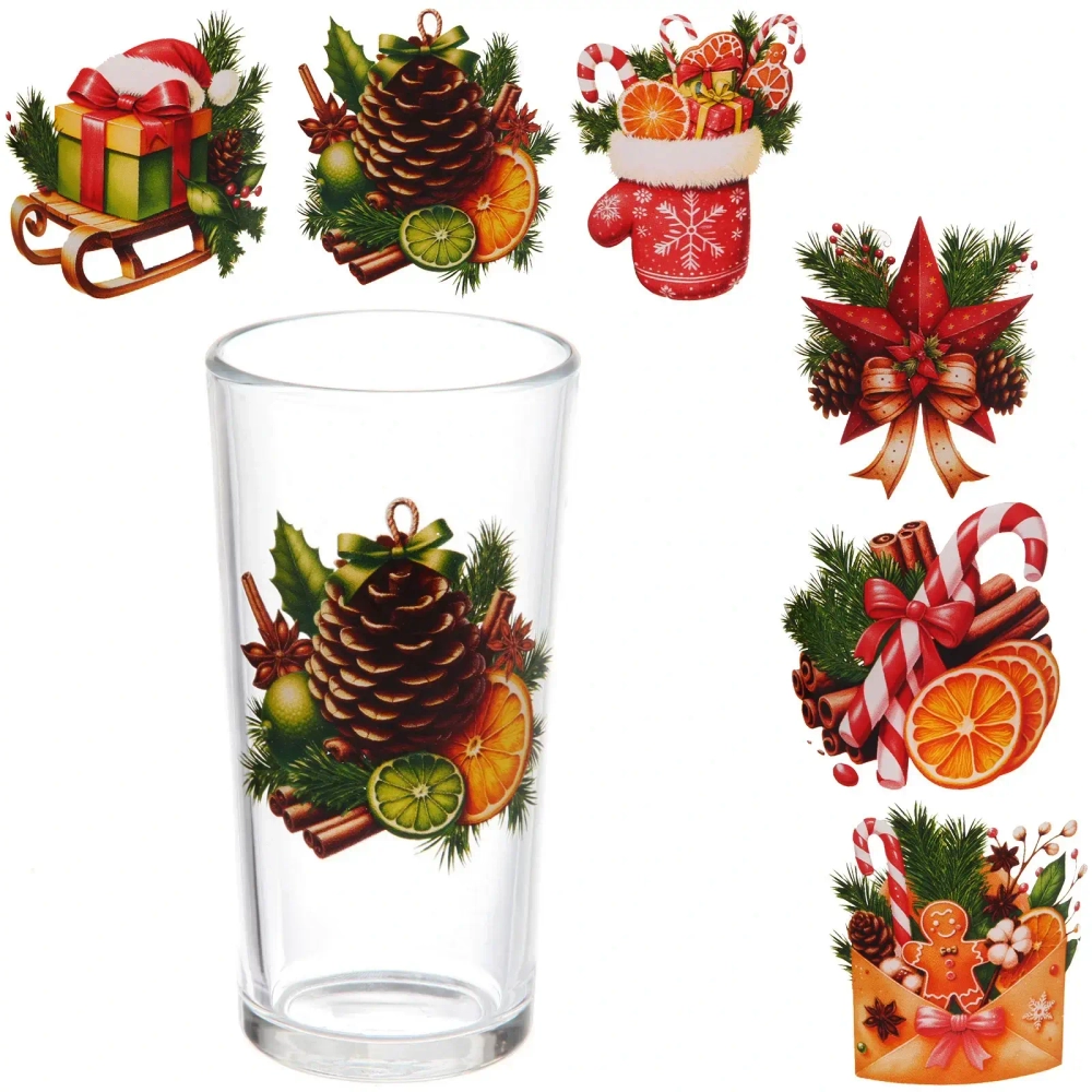 Стакан 230мл «Зимняя фантазия» 6 видов