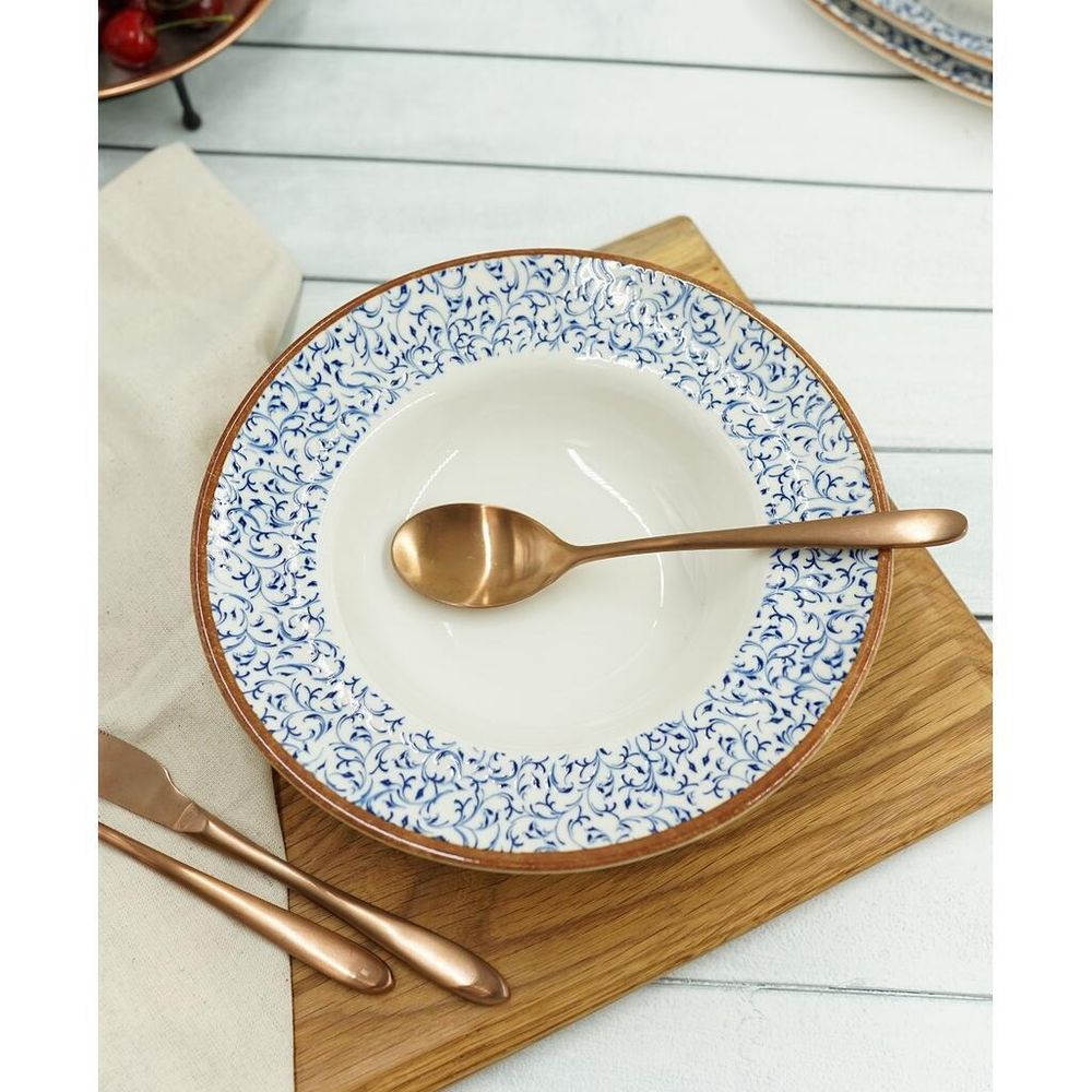 Ложка столовая 21 см матовая медь PVD Alessi-Copper P.L. [12]