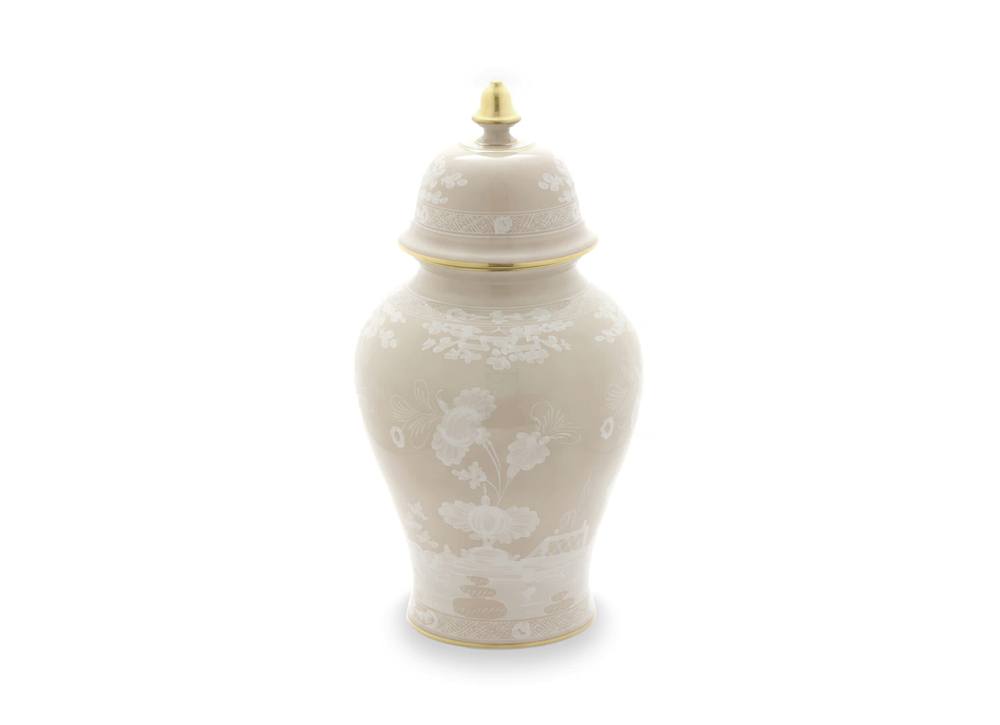 Ваза с крышкой Oriente Italiano Meringa (38 см)