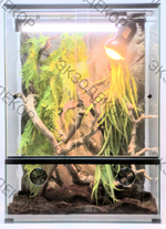 Готовый комплект для Хамелеона, террариум 50х50х70 и всё необходимое для содержания.