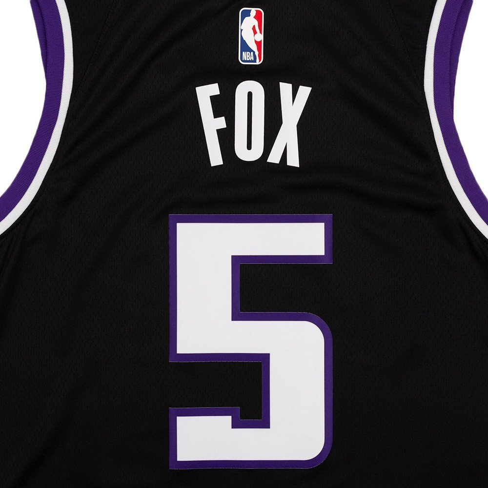 Баскетбольная футболка Nike Dri-FIT NBA Swingman Sacramento Kings Icon Edition 2022/23 De'Aaron Fox T-shirt Black