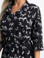 Платье Доминанта (черное/собаки) П15360-16М LT Collection