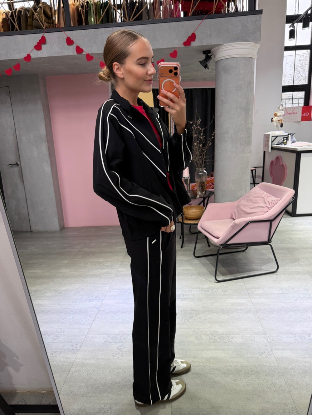 Спортивный костюм Девяностые черный