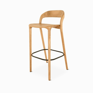 Полубарный стул Canada base бежевый