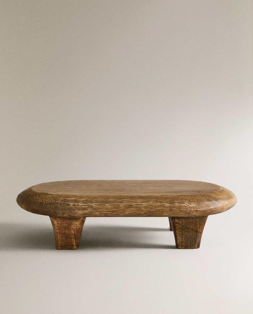 Zara Home сервировочная доска из дерева, цвет коричневый, 25.5 см