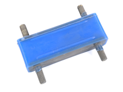 Виброизолятор ГАЗ-24, 3302 двигателя задняя  синий силикон (ПТП64)